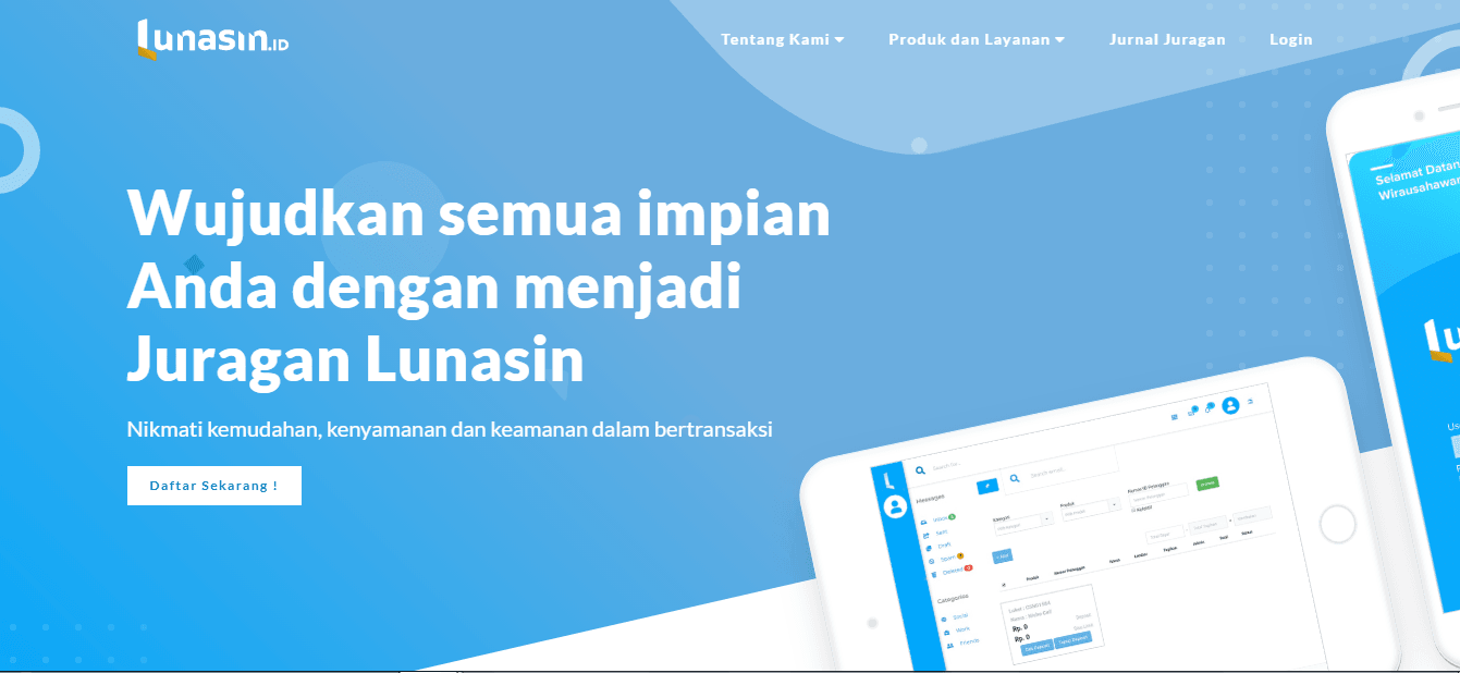 daftar lunasin id